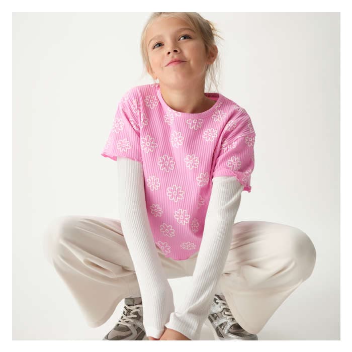 Kid Girls' Rib T-Shirt